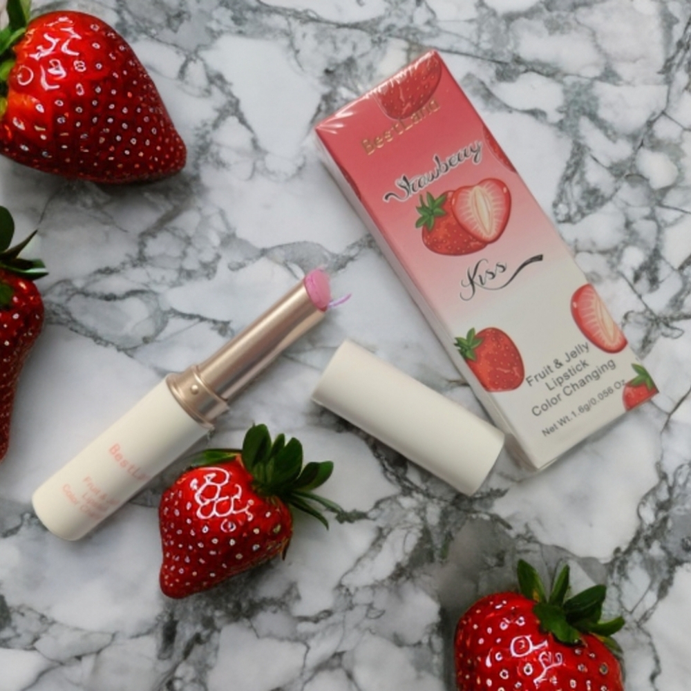 Strawberry Color Changing Lipstick